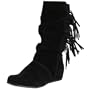 MIA Women's Taboo Fringed Flat Boot