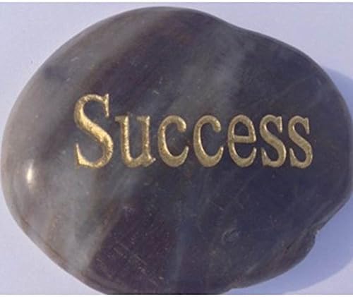 Success Engraved Stones / River Rocks With Inspirational Words - Gifts Or Paper Weights