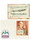 First Day of Issue Count Zeppelin, 1900 - Dominica