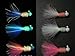 Ice Jigs - Marabou, Chenille - Crappie Jigs - Glow - Set of 6