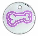Rogz ID Tag for Dogs and Cats, Large, Ice Cream Bone Design