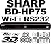 Sharp Bd-hp75u 3d Wi-fi & Rs232c Codefree Blu-ray Disc Playe