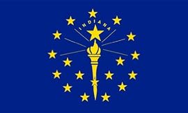 Indiana Flag 3x5ft Nylon - Outdoor