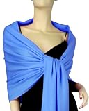 Pure Pashmina Wrap Dark Blue 3 Ply