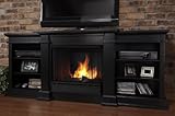 IMAGE OF Fresno Indoor Gel Fireplace in Black