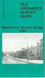 Blackhill and Shotley Bridge 1895: Durham Sheet 11.10 (Old Ordnance Survey Maps of County Durham)