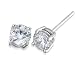 Olive N Figs Sterling Silver 5mm Round CZ Stud Earrings