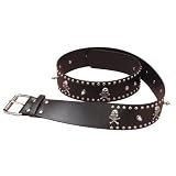 Studded Skull Belt