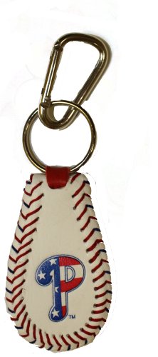 MLB Philadelphia Phillies Stars and Stripes Classic Baseball Keychain