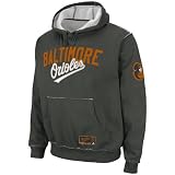 MLB Men's Baltimore Orioles Classic Experience Hooded Fleece Pullover (Pro Navy/Pro Scarlet, XX-Large)