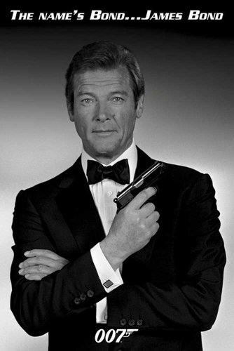 Empire 499783 James Bond 007 - Roger Moore Film Action Posters Plakat Druck Prints - Gr&ouml;ss Preisvergleich
