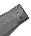 Biagio Men's 100% Cotton Solid Charcoal Grey Dress Shirt w/Convertible Cuffs
