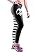 Timemory Woman's Skull Printing Stretch Seamless Active Full Leggings (One Size)