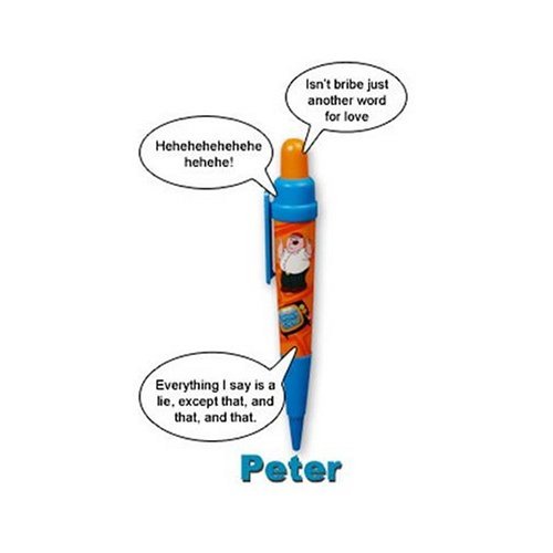 FAMILY GUY - PETER Talking Pen FAMILY GUY - PETER Talking Pen