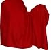Red Shawl Pure Wool Winter Accessory 86 x 39 inches