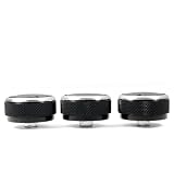 Black and Chrome Silvery Rim Car SUV Truck Sedan Coupe Hatchback Front Right Left... by PH