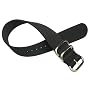 18mm Zulu 2 Ring Black Nylon Watch Strap