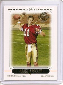 2005 Topps # 435 Alex Smith RC San Francisco 49ers Football Card - Mint Condition - Shipped In Protective Screwdown Display Case!