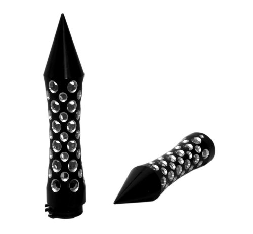 Spike Black Silencer Assassin SMT Hand Grips for Harley-Davidson & custom-built motorcycles On Sale