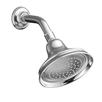 KOHLER K-10590-CP Bancroft Single-Function Showerhead, Polished Chrome