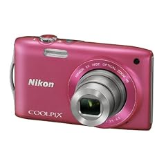 Nikon Coolpix S3300 Digitalkamera (16 Megapixel, 6-fach opt. Zoom, 6,7 cm (2,7 Zoll) Display, bildstabilisiert) pink