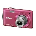 Nikon Coolpix S3300 Digitalkamera (16 Megapixel, 6-fach opt. Zoom, 6,7 cm (2,7 Zoll) Display, bildstabilisiert) pink