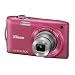 Nikon Coolpix S3300 Digitalkamera (16 Megapixel, 6-fach opt. Zoom, 6,7 cm (2,7 Zoll) Display, bildstabilisiert) pink