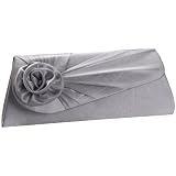 Prezzo Pleated Rose Clutch