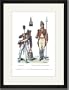 Black Framed/Matted Print 17x23, Congress' Own and the Continental Artillery, 1780