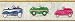 Kid's Cars Wallpaper Border - firetruck police cruiser taxi sports car ambulance racecar boys room decor
