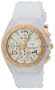 TechnoMarine Unisex 109005 Cruise Chrono Gold-Plated White Polyurethane Watch