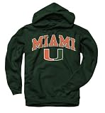 Miami Hurricanes Dark Green Perennial II Hooded Sweatshirt
