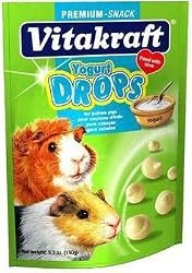Vitakraft Guinea Pig Yogurt Drops, 5.3-Ounce Pouch