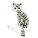 Coffret &agrave; Bijoux "Chat Tigr&eacute;" + bijou