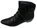 s.Oliver Damen Stiefelette schwarz Nappa imitat
