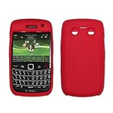 Red Soft Silicone Gel Skin Cover Case for BlackBerry Bold 9700 [Accessory E ....