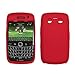 Red Soft Silicone Gel Skin Cover Case for BlackBerry Bold 9700 [Accessory Export Packaging]