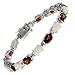 Jewelry : Genuine opal & garnet gemstone bracelets