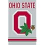 Ohio State Buckeyes "O" 2-Sided Applique Banner Flag
