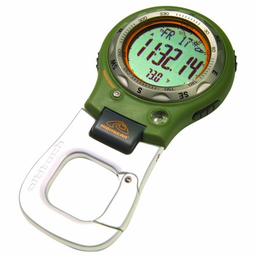Highgear AltiTech Computer Watch with Altimeter, Compass, and Thermometer (Green)