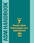 ASM Handbook: Volume 7: Powder Metal Technologies and Applications (Asm Handbook) (Asm Handbook) (Asm Handbook) (Asm Handbook)