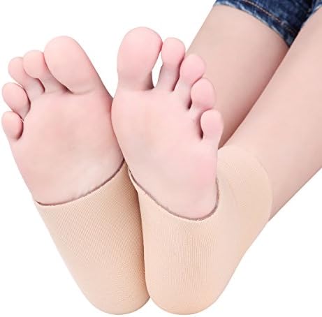 Gel Arch Cushion Sleeve with Gel Wedge for Flat Feet / Fallen Arches / Sports Sore Feet Relieve Foot Pain