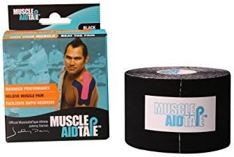 MuscleAidTape, Black, 3.5 Ounce by MuscleAidTape