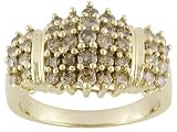 10KT 1.00CTW CHAMPAGNE DIAMOND RING