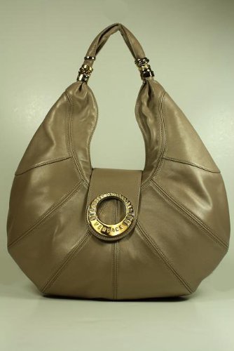 Versace Handbags Dark Beige Leather DBFB845 PRICE REDUCED