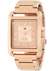 Tommy Hilfiger Womens 1781196 Rose Gold-Plated Stainless Steel Watch