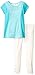 Calvin Klein Little Girls' Aqua Tunic with White Legging Set