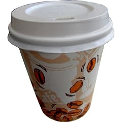 50 Pappbecher � 230 ml mit passendem Deckel f�r Kaffee, Tee,... (Kaffeebecher)