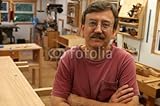 IMAGE OF Wallmonkeys Peel and Stick Wall Decals - Woodworker in His Shop - 36