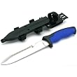 Blue Navy Seal Scuba Diving Knife & Divers Hard Sheath